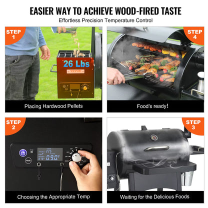 Portable Charcoal Grill Propane Gas Grills with Cover and Cart Heavy Duty Iron BBQ Grill for Outdoor Cooking Barbecue