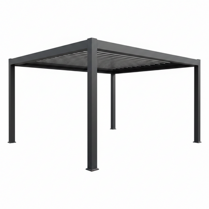 Outdoor Waterproof Pergola Aluminium Motorized Louvered Pergola Canopy Exterior Gazebo Bioclimatic Pergolas Shading Gazebo