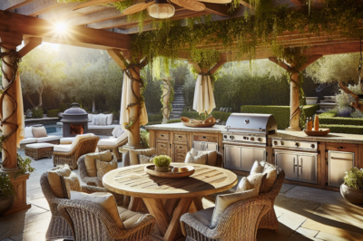 Outdoor Kitchen Layout Design with USA-Made Products